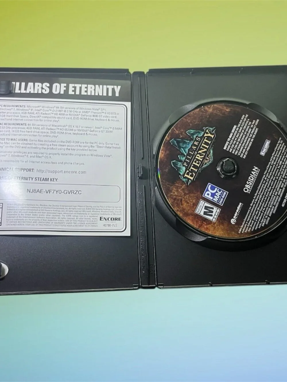 Pillars of Eternity Hero Edition PC DVD Rom Retail Version PEGI & ESRB Bundle
